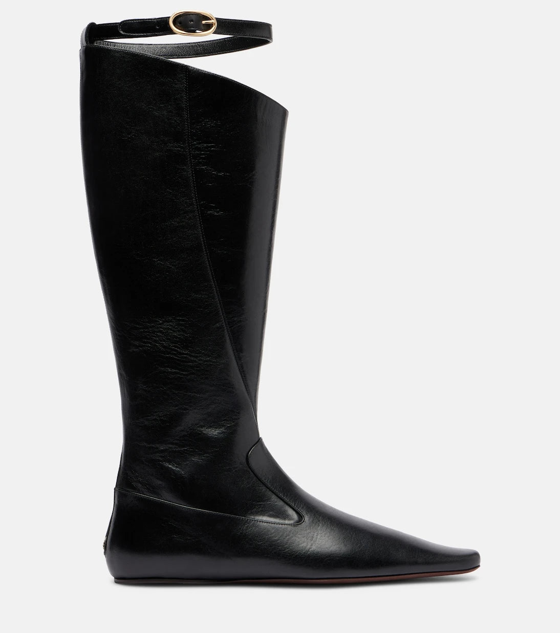 Tory Burch - Twisted leather knee-high boots