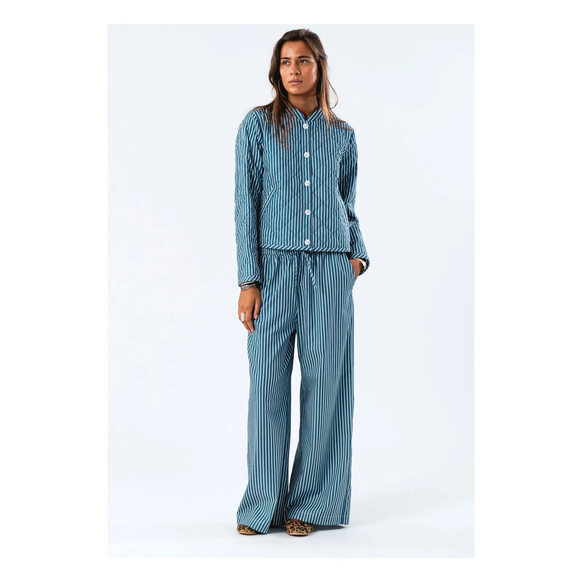 Lollys Laundry - Liam Pants Stripes | Blue