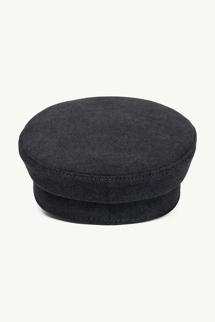 RUSLAN BAGINSKIY шапка дамска от деним Ruslan Baginskiy Distressed Denim Baker Boy Cap