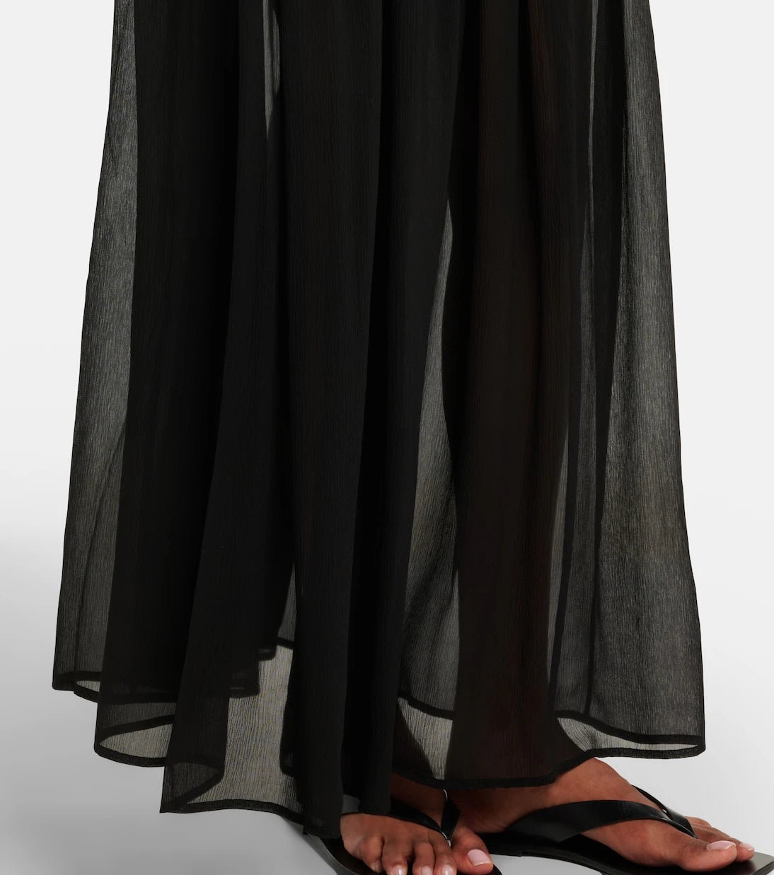 Eres - Irresistible silk chiffon maxi skirt