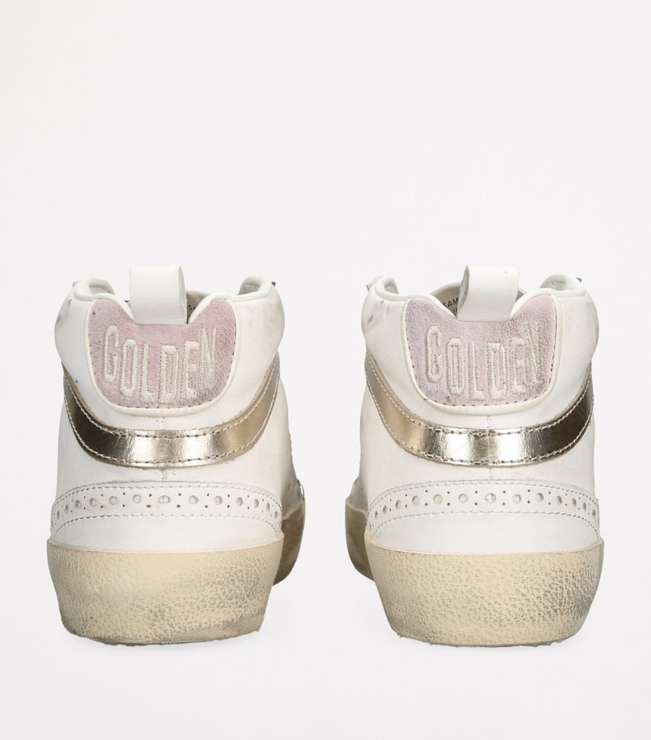 Golden Goose White Mid Star Bio High-Top Sneakers