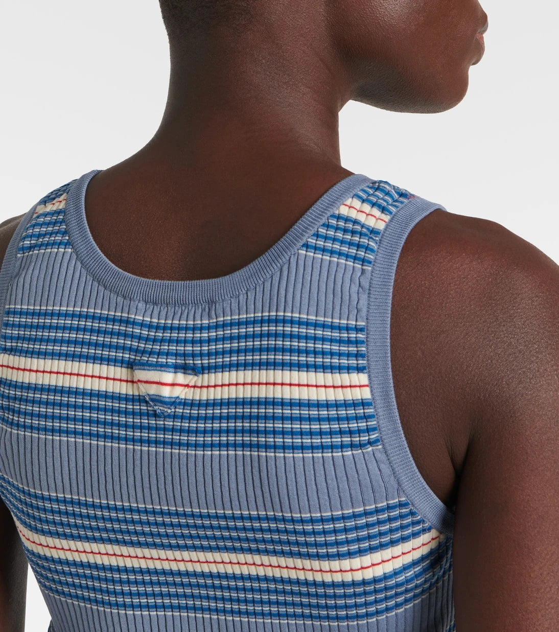 Prada - Cotton ribbed-knit tank top