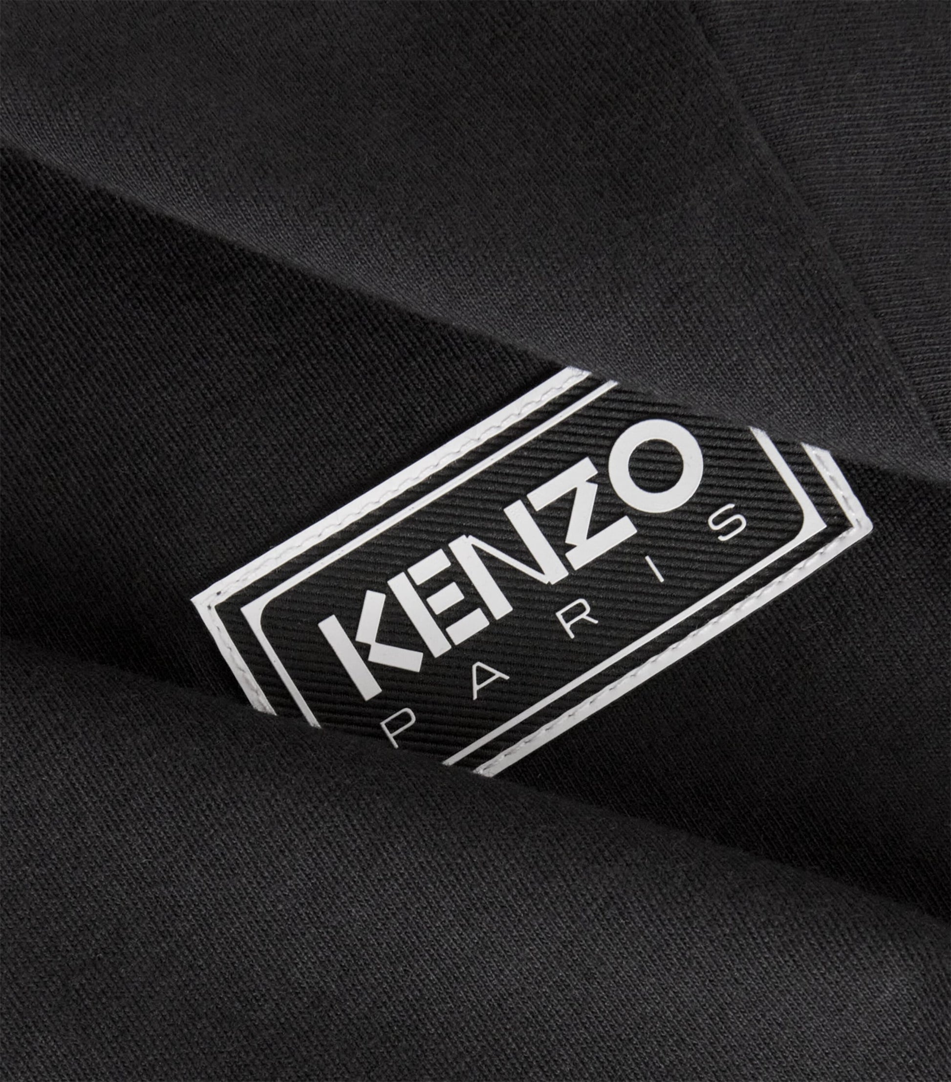 Cotton Rubber-Logo T-Shirt (2-14 Years) BLACK