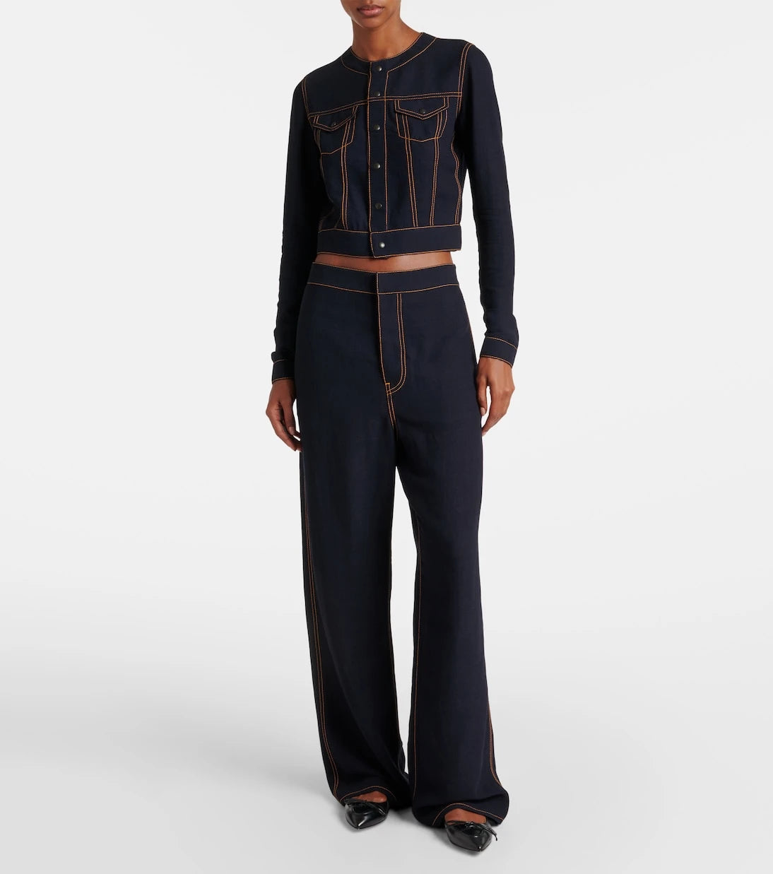 Alaïa - Leather ballet flats