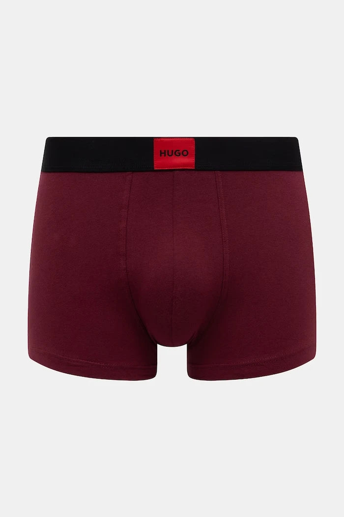 HUGO Erkek Pamuk Elastan Boxer TRUNK TRIPLET GALAXY 3'lü