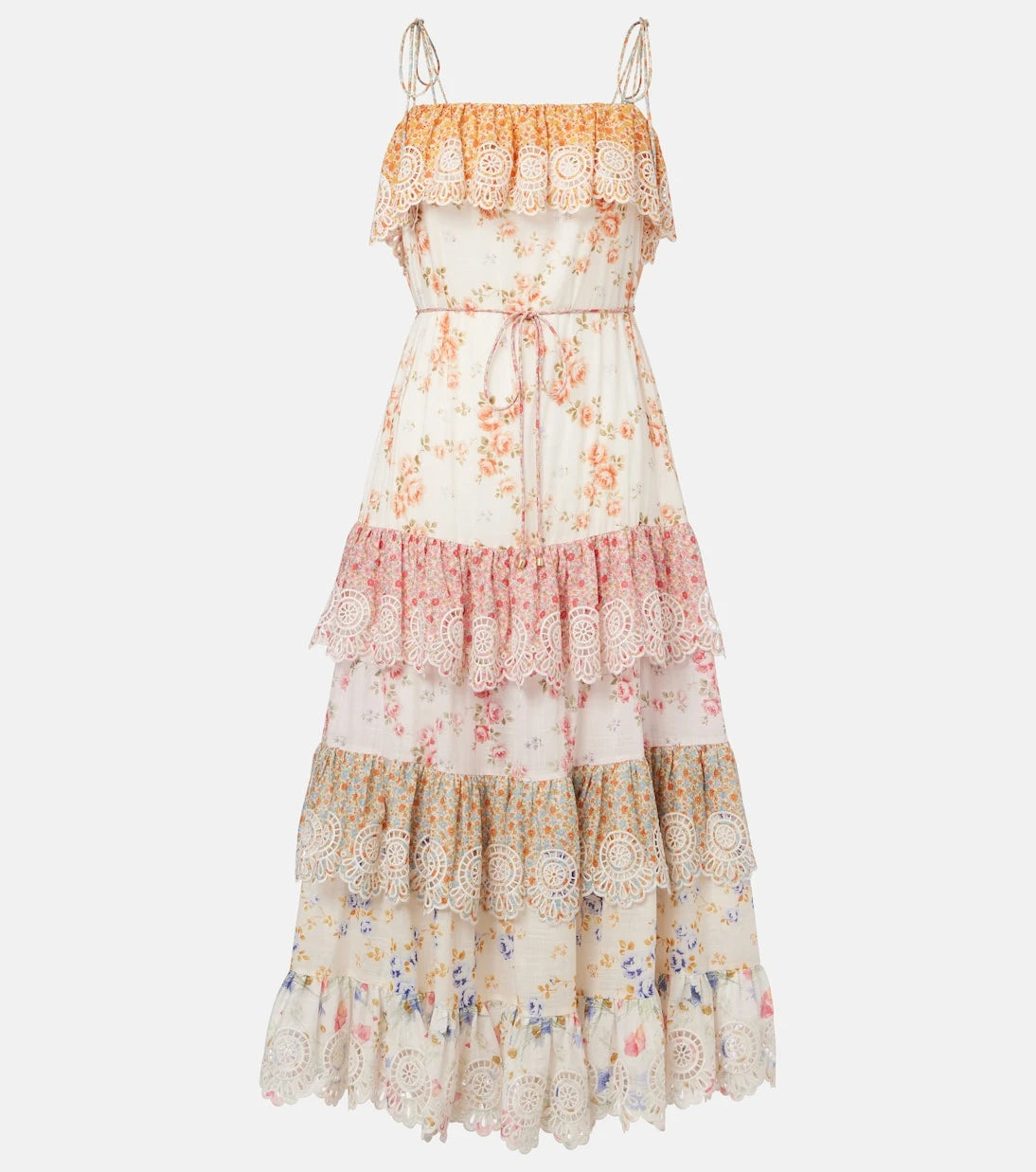 Zimmermann - Lucky tiered cotton maxi dress
