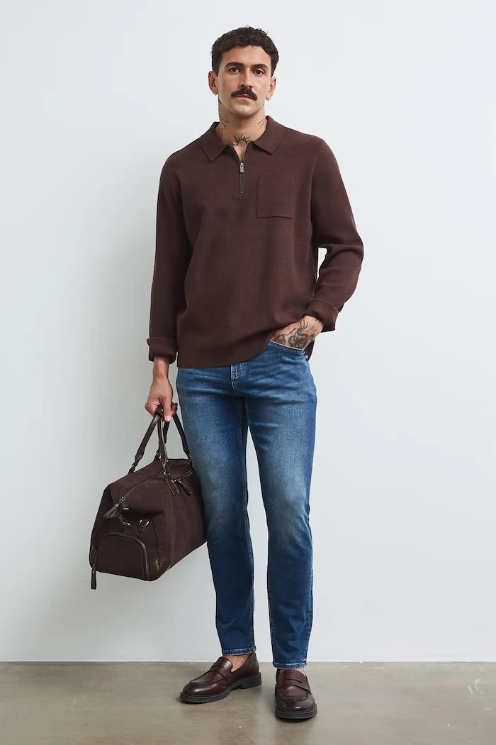 erkek slim fit kot pantolon