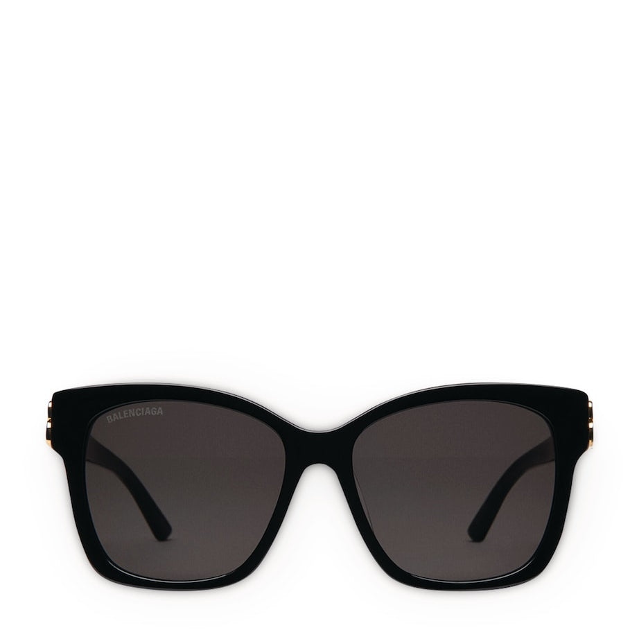 Balenciaga Black BB' Dynasty Square Sunglasses