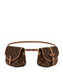LOUIS VUITTON Black Canvas Duo BB Belt Bag