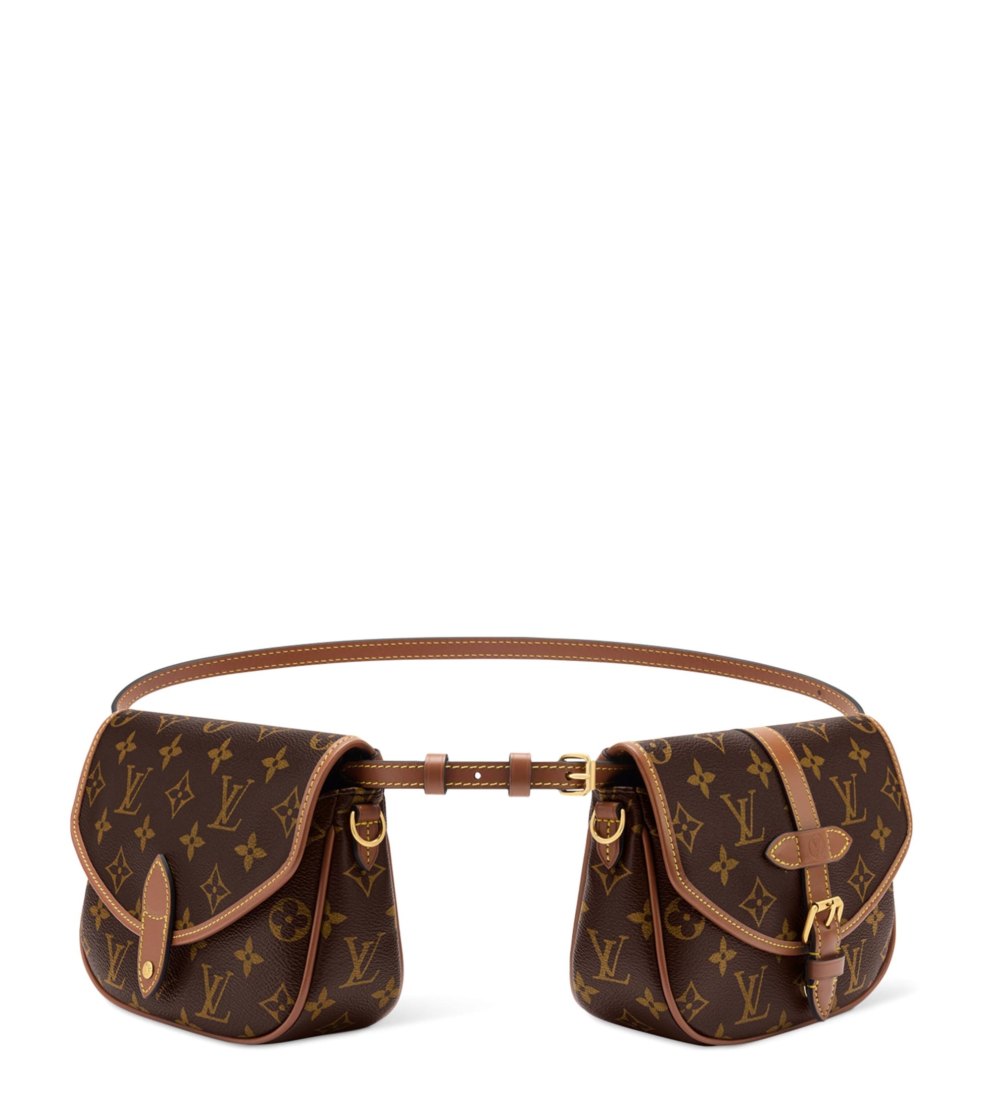 LOUIS VUITTON Canvas Duo BB Belt Bag