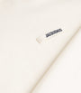 Jacquemus Beige Cotton Grosgrain Logo T-Shirt