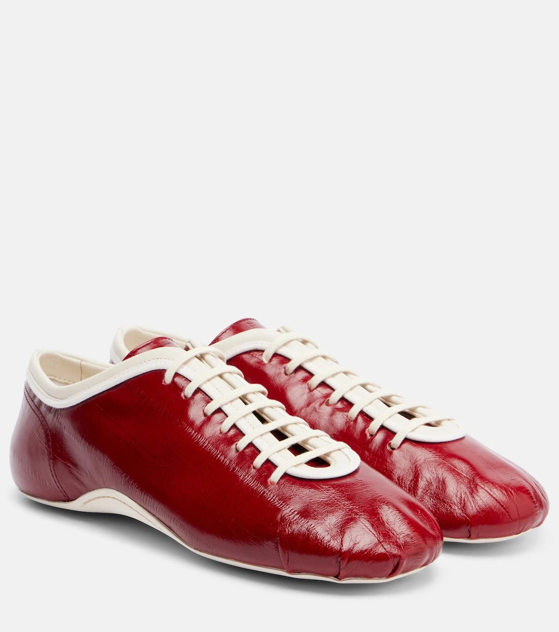 Dries Van Noten - Leather sneakers