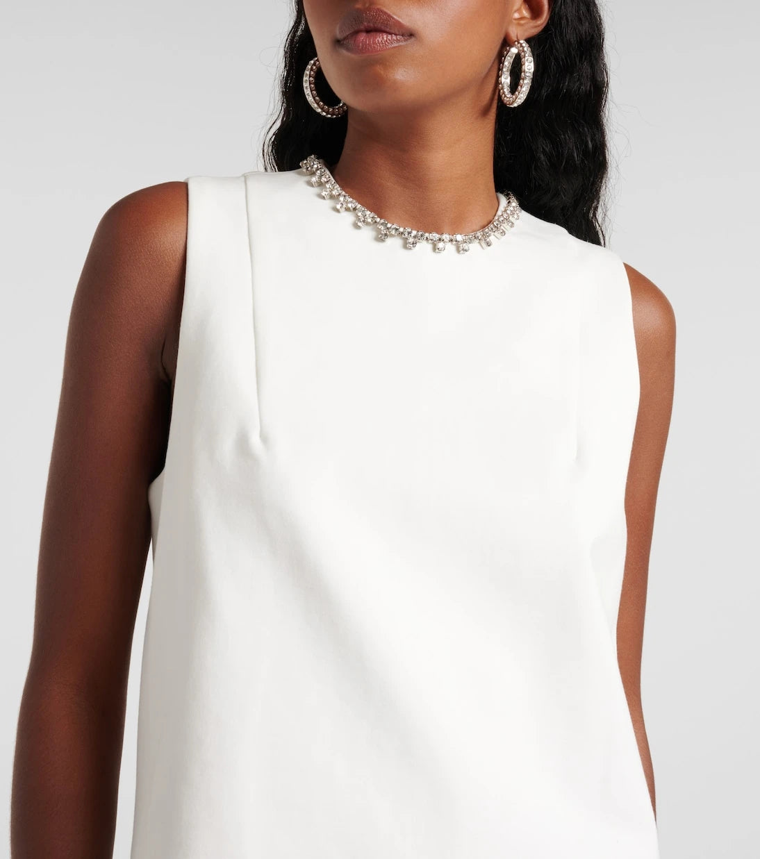 Area - Embellished minidress