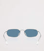 Ray-Ban Silver RB3947 Chromance Metal Irregular Sunglasses