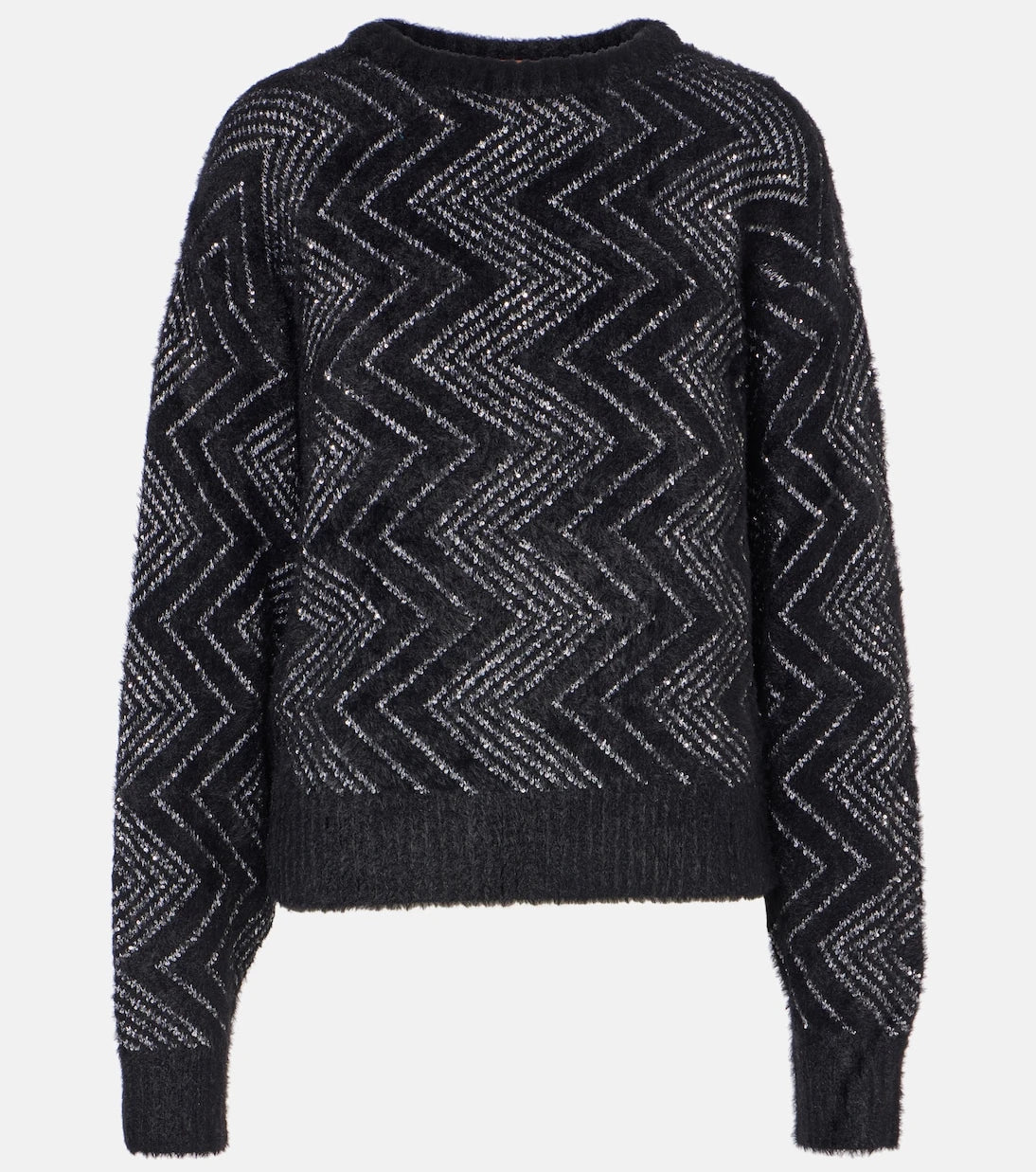 Missoni - Zig Zag metallic knit sweater