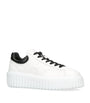 White Leather Allaciato Sneakers