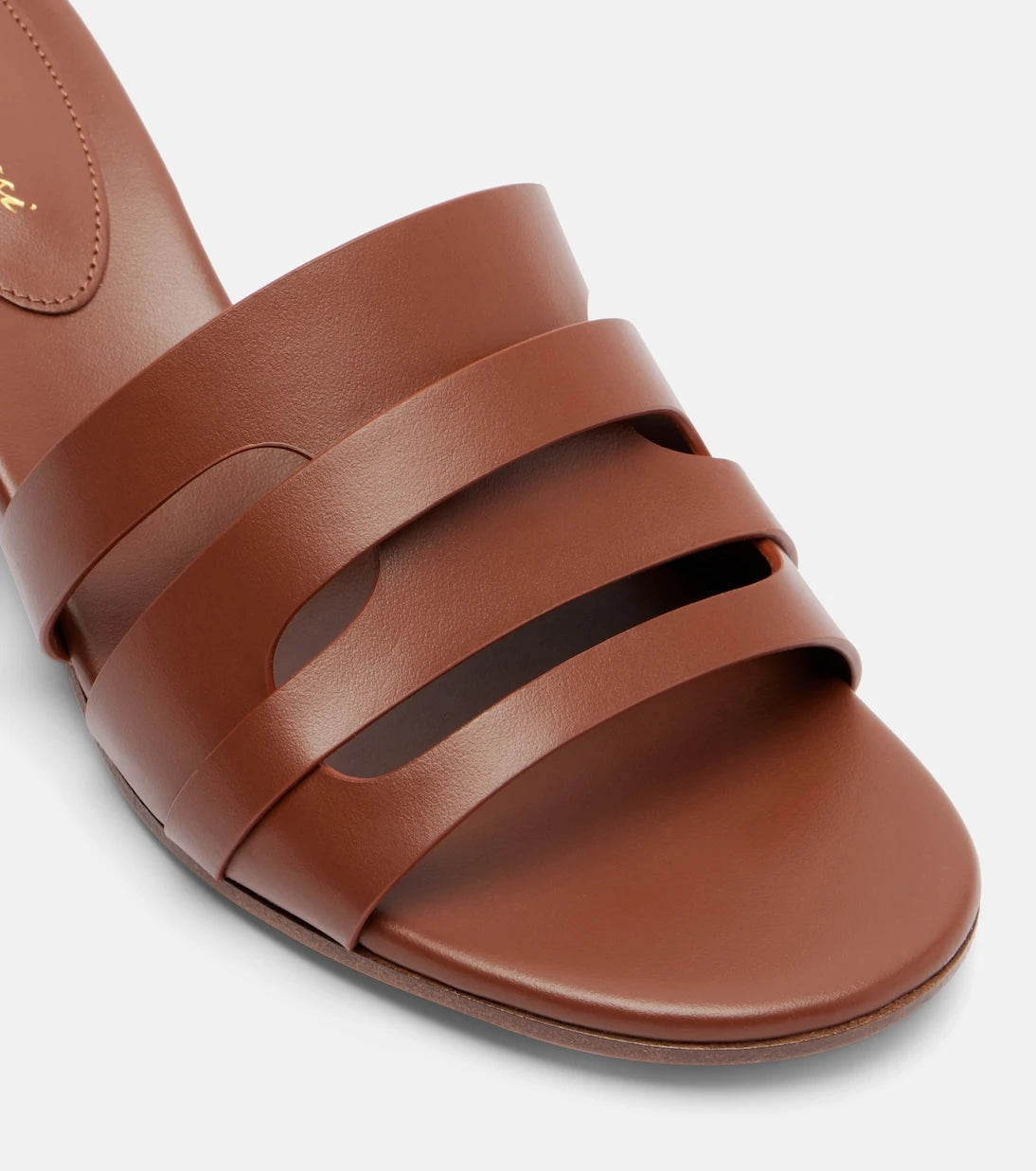 Gianvito Rossi - Nora leather mules