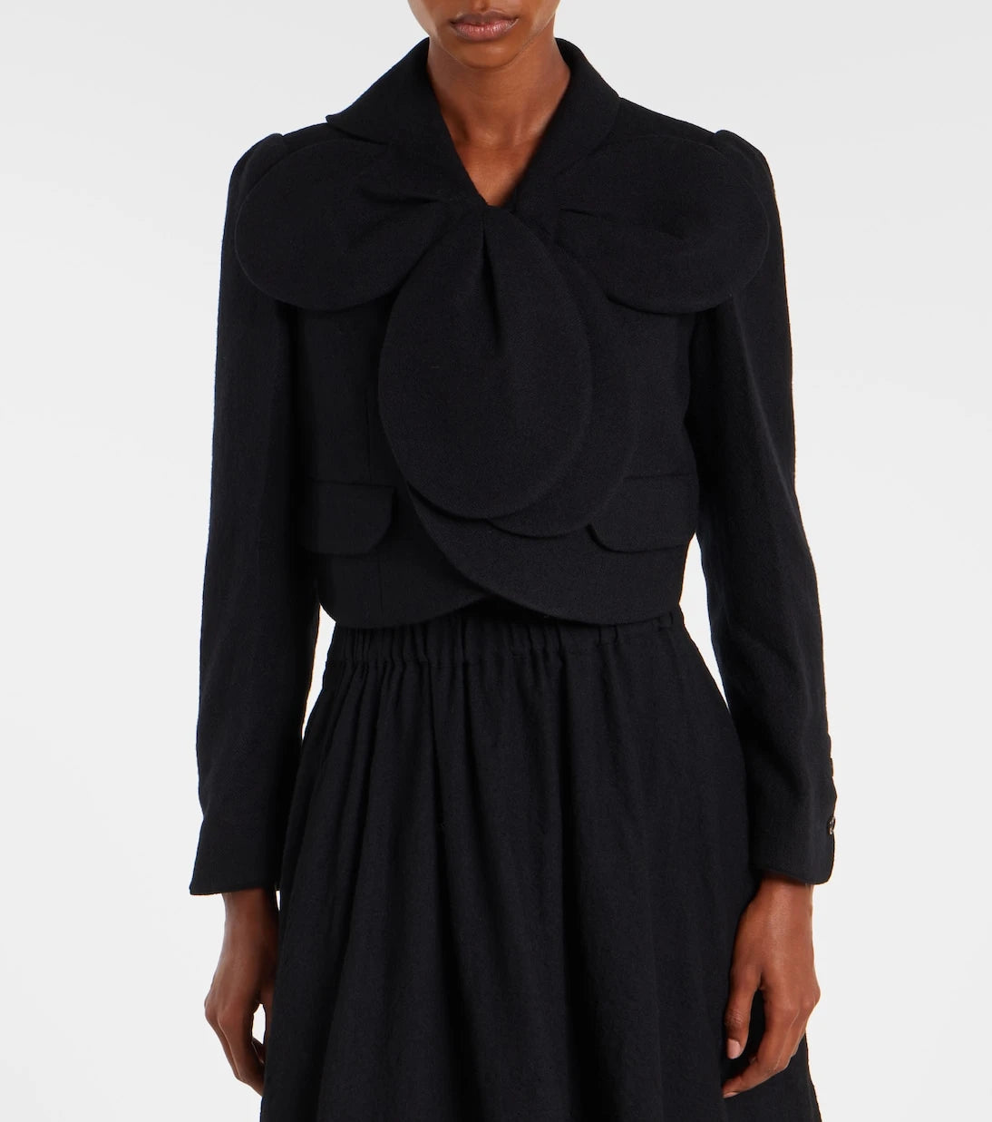 Noir Kei Ninomiya - Cropped wool jacket