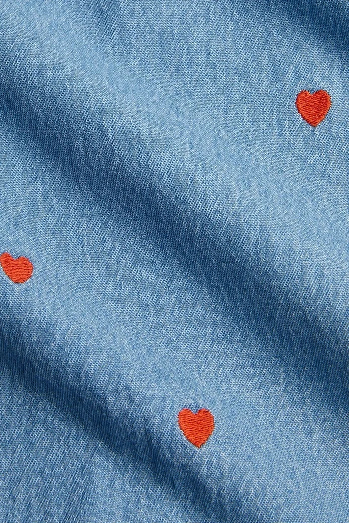 Детски дънки Mini Rodini Mini hearts