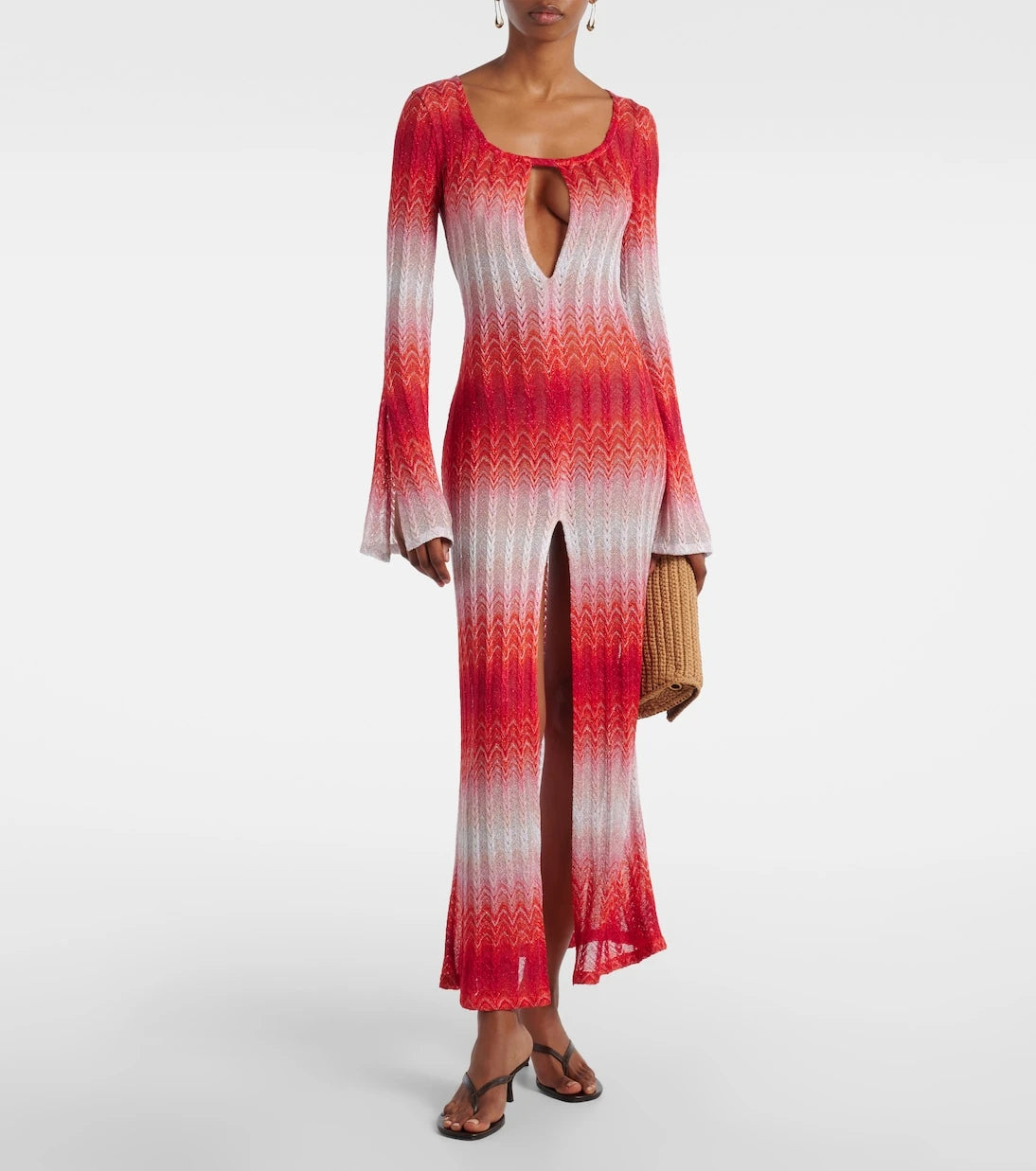 Missoni - غطاء شاطئ لاميه متعرج
