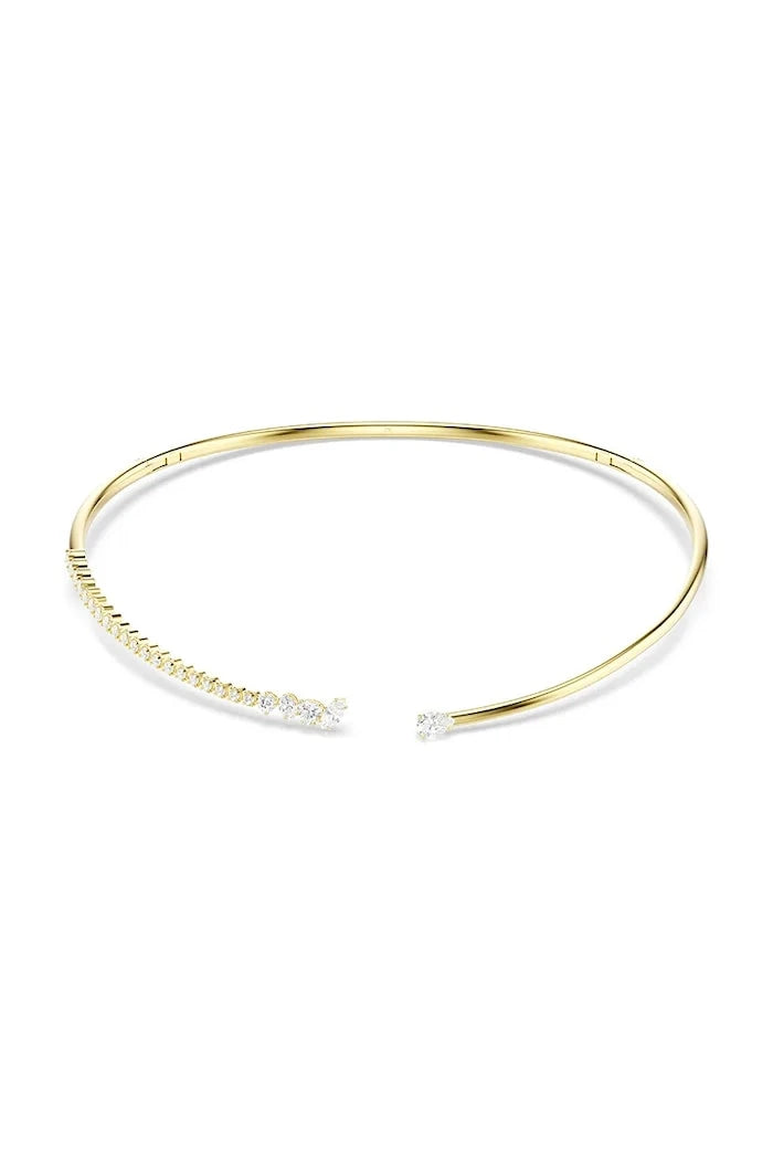Swarovski kadın choker kolye, altın kaplama, zirkonlu MESMERA