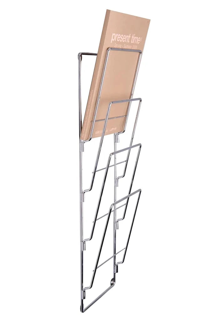Present Time Chrome S 60 x 19 cm Duvar Gazetelik
