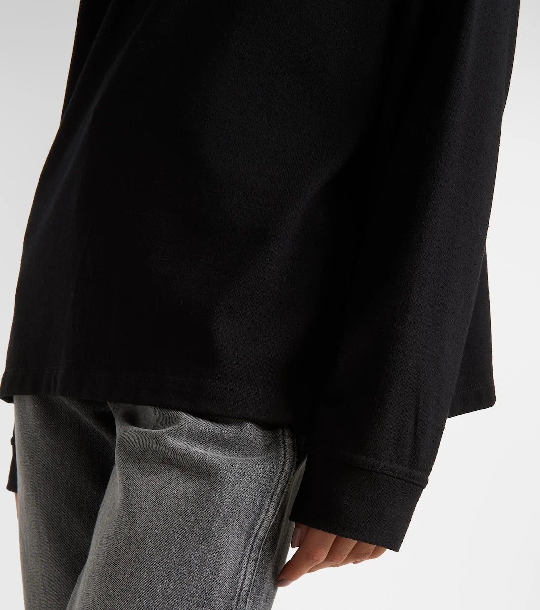 Khaite - Faithful silk jersey polo sweater