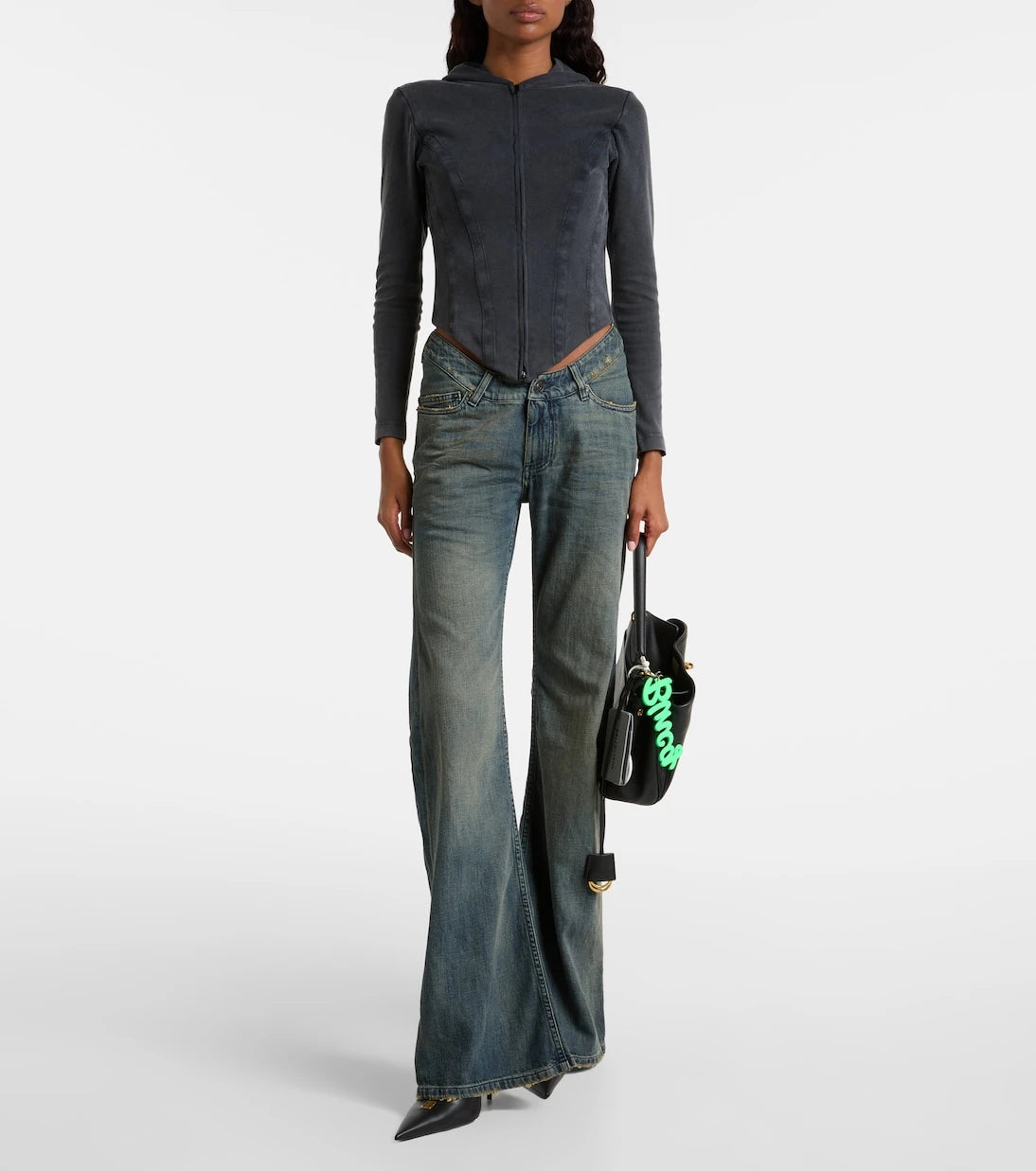 Balenciaga - جينز بقصة واسعة وخصر منخفض