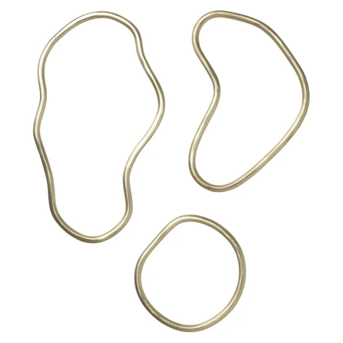 ferm LIVING Pond Trivets (3 Parça) Sıcak Tencere Altlığı
