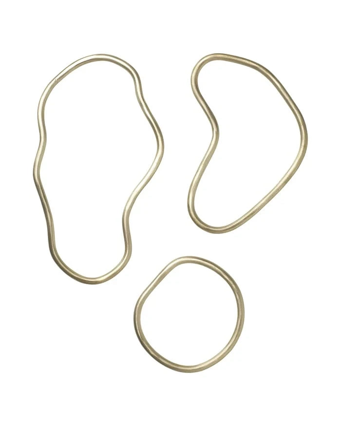 ferm LIVING Pond Trivets (3 Parça) Sıcak Tencere Altlığı