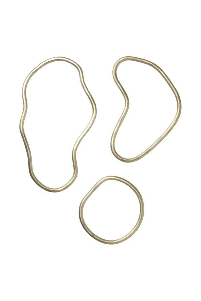 ferm LIVING Pond Trivets (3 Parça) Sıcak Tencere Altlığı