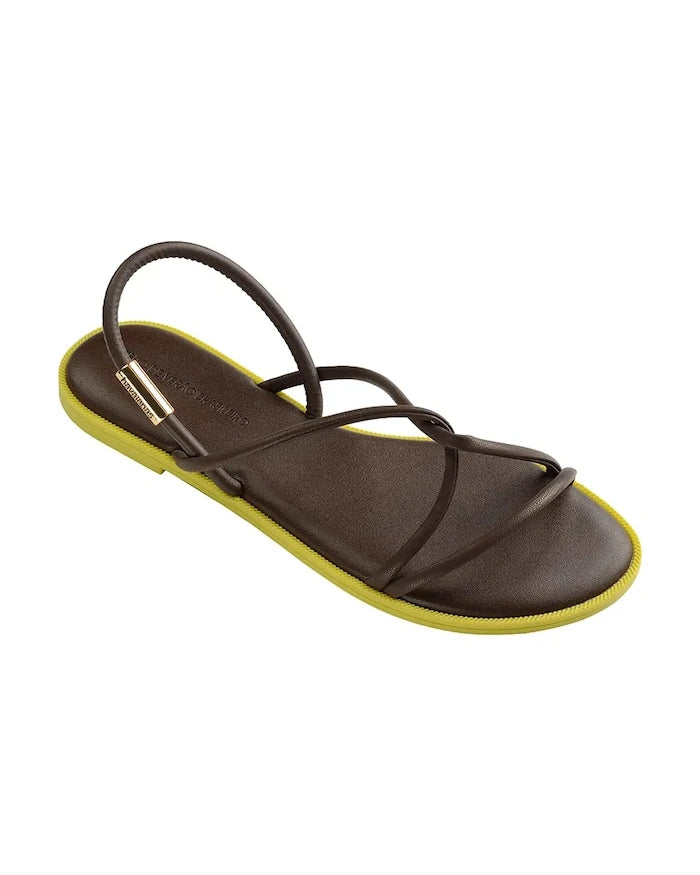 Havaianas düz tabanlı kadın sandalet UNA MANGA