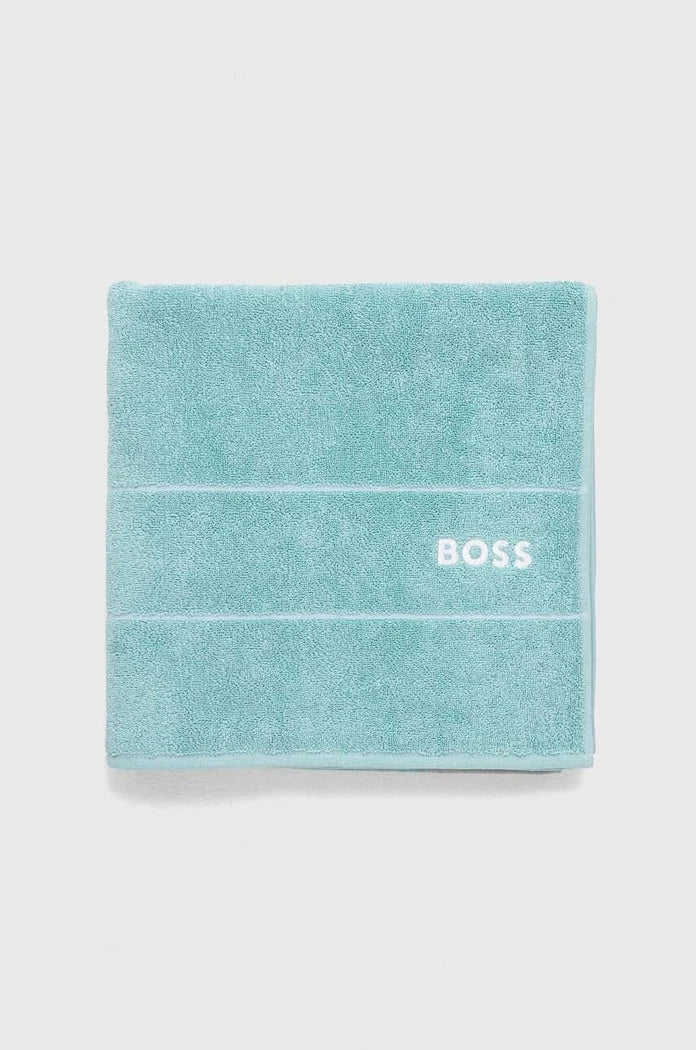 Средна памучна кърпа BOSS Plain Aruba Blue 70 x 140 cm