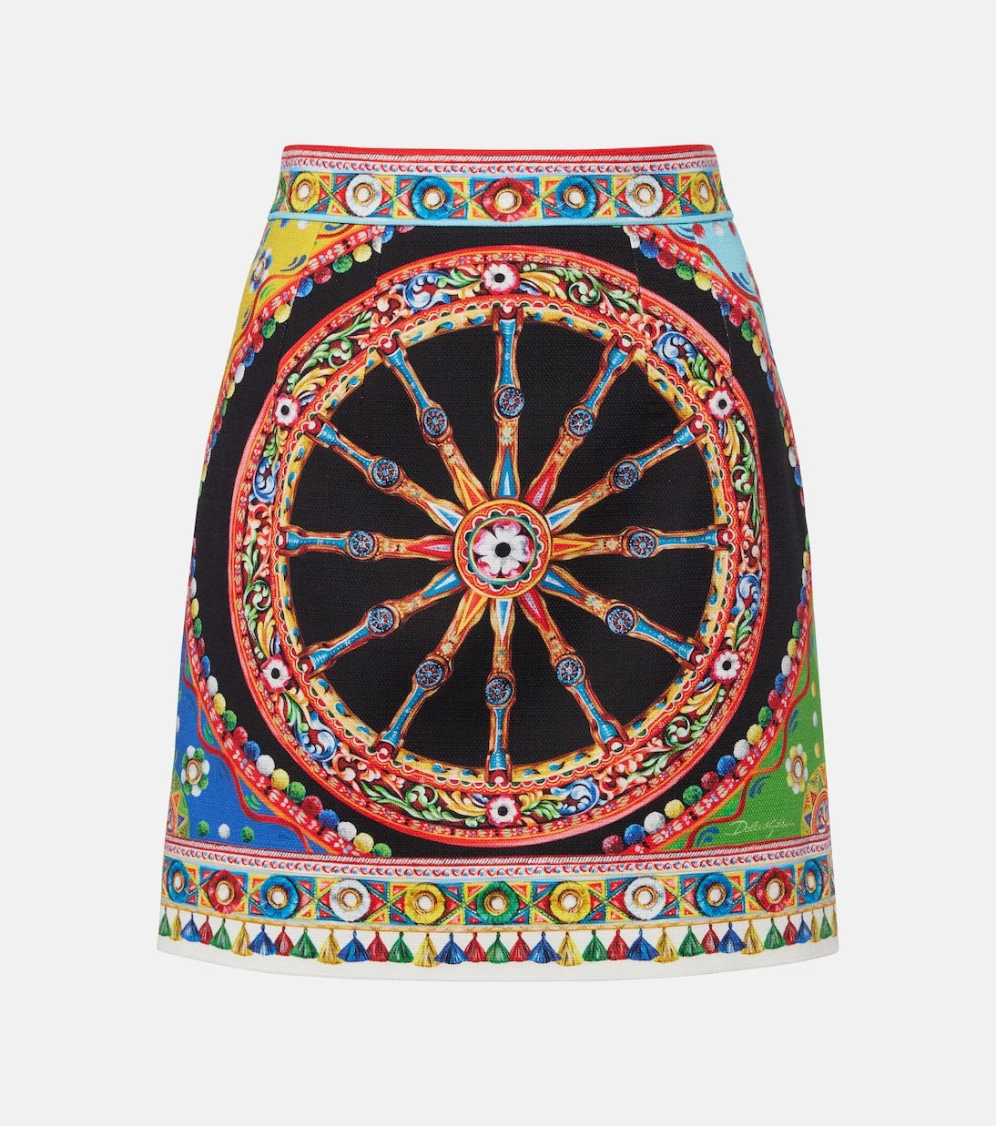 Dolce&Gabbana - Printed cotton miniskirt
