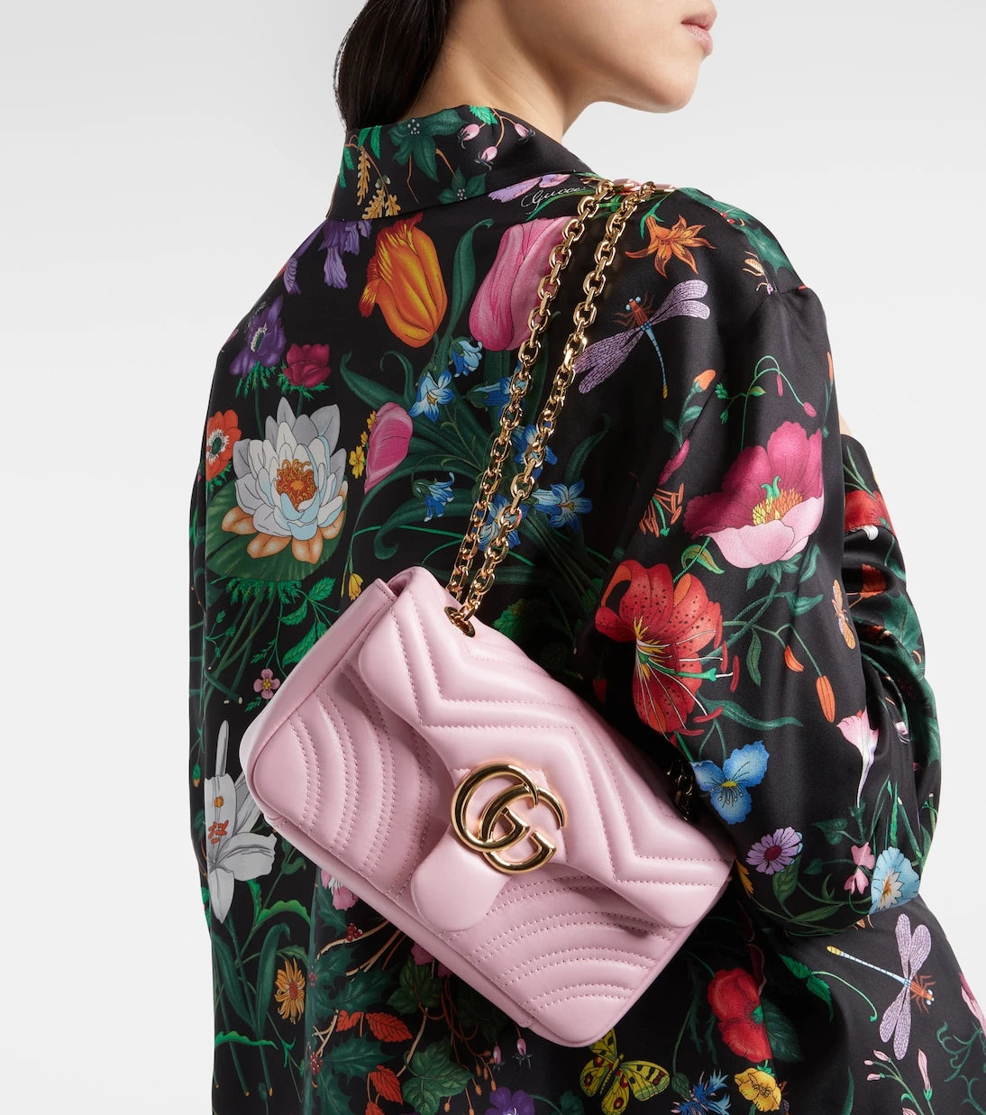 Gucci - GG Marmont Small leather shoulder bag