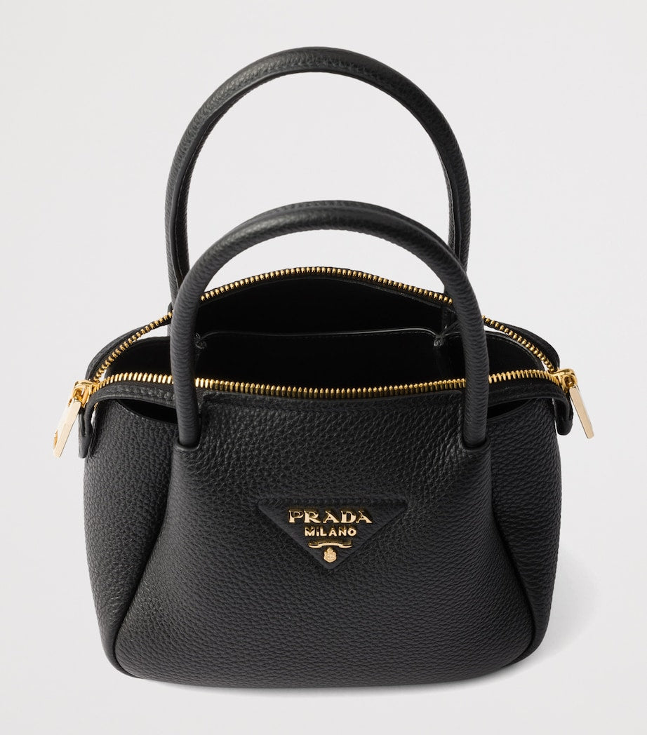 Mini Leather Top-Handle Bag