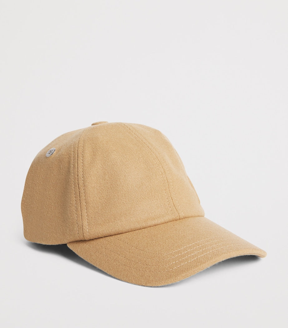 Wool Logo Cap 280 - CAMEL