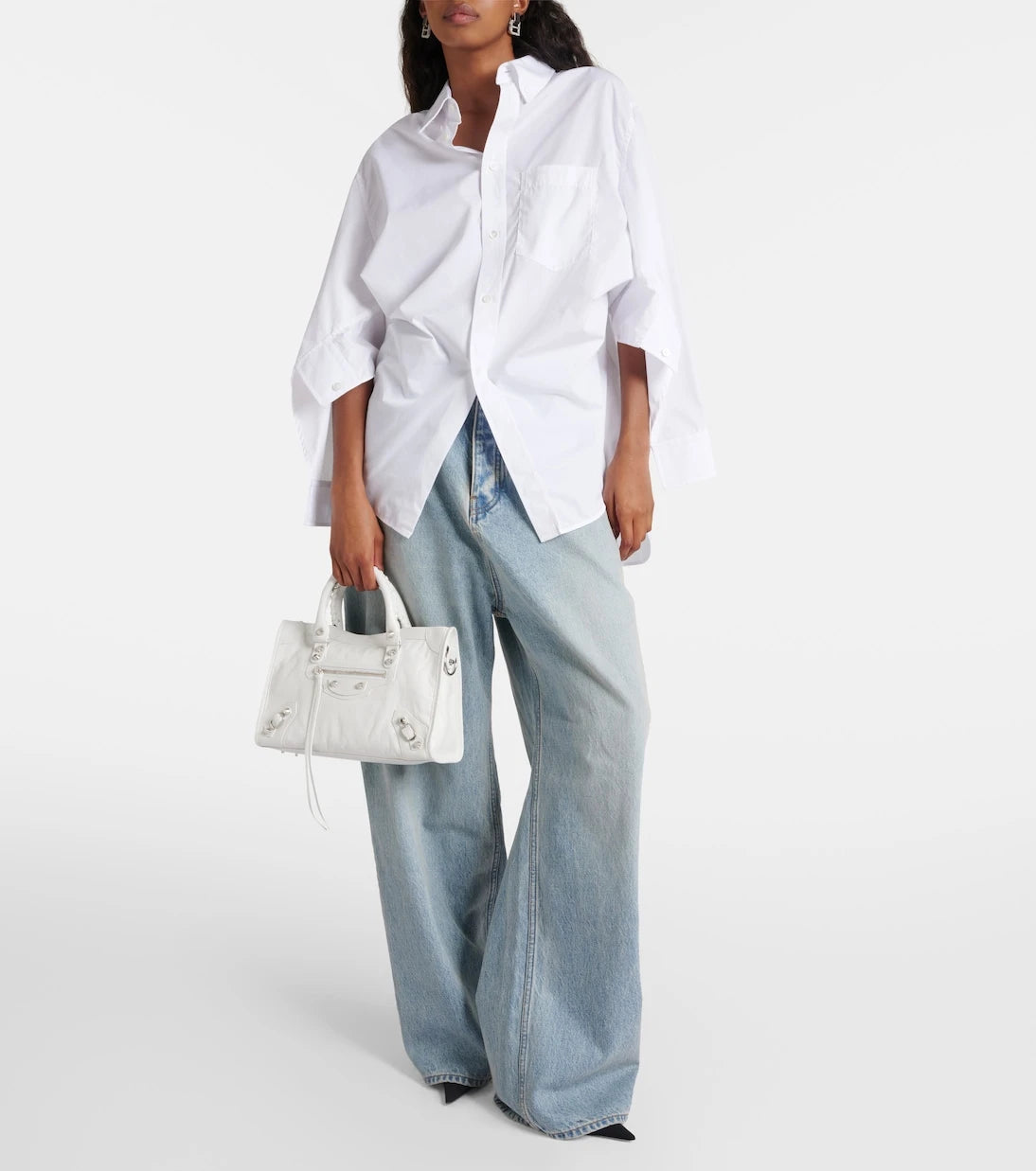 Balenciaga - Le City Small leather tote bag