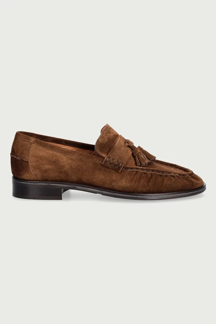 Kadın süet mokasenler Arabica babysilk suede 554