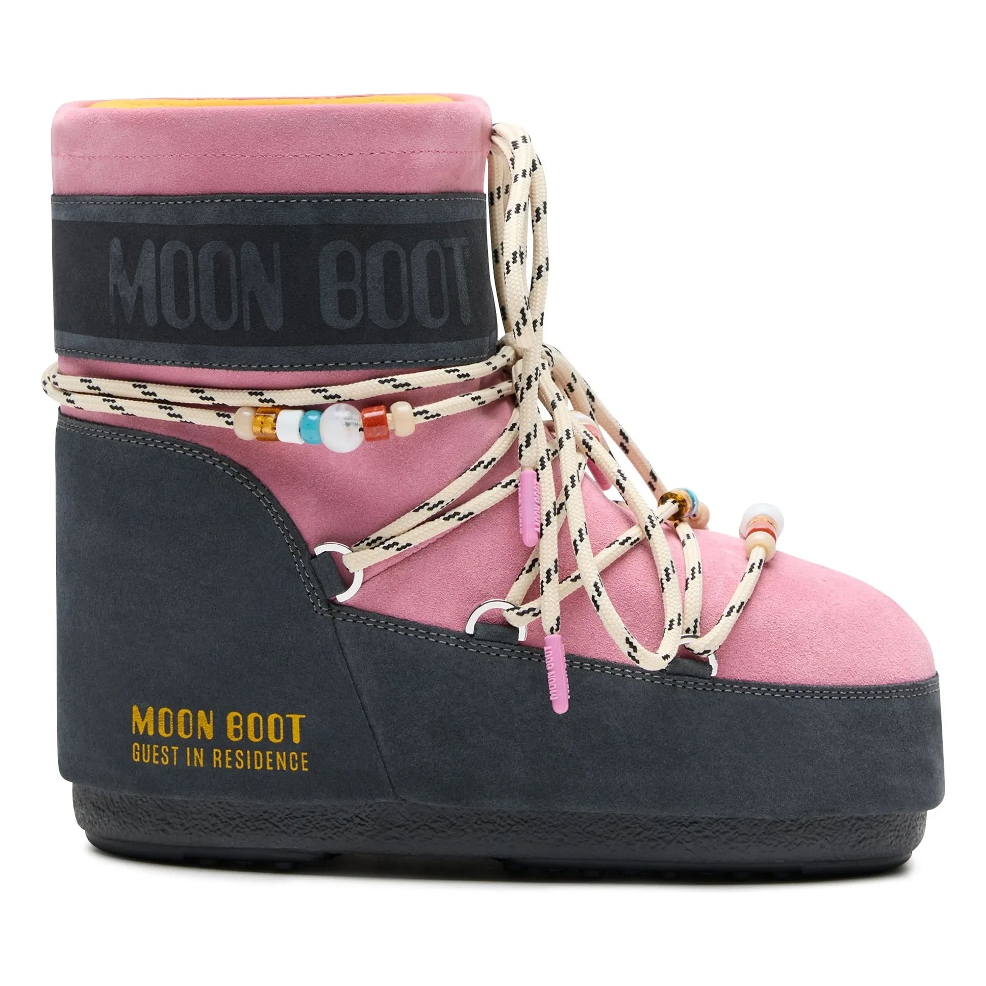 Moon Boot - MB x Guest in Residence Icon Low Suede Boots | Pink