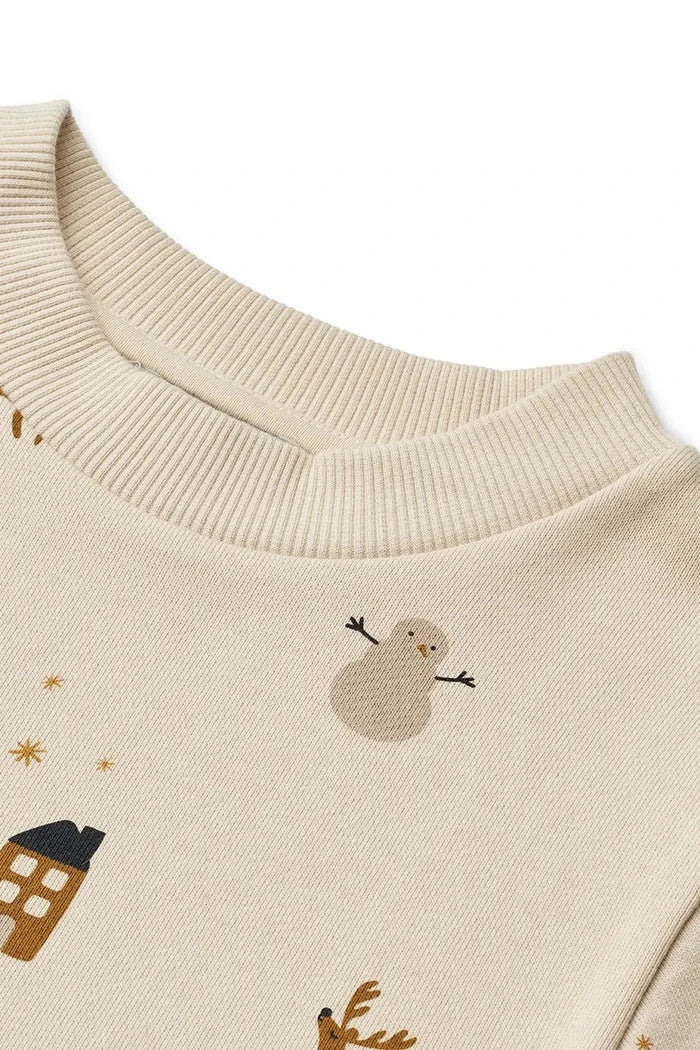 Детски памучен суичър Liewood Thora Printed Sweatshirt