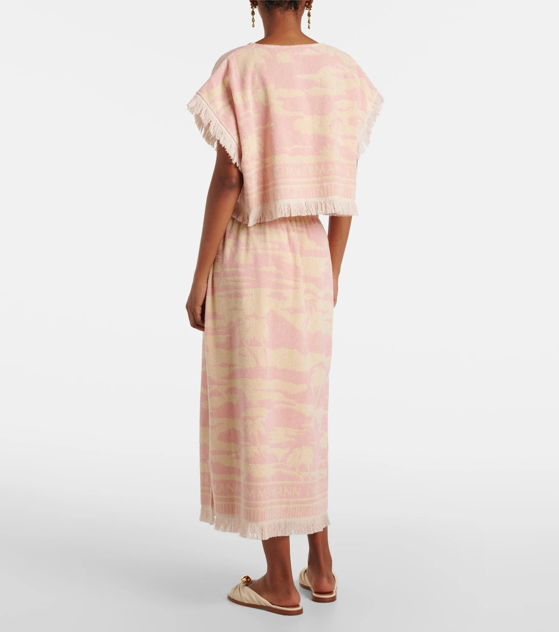 Zimmermann - Maxine pamuklu havlu crop top