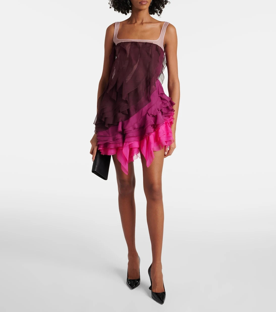 Nensi Dojaka - Kiera ruffled tiered minidress