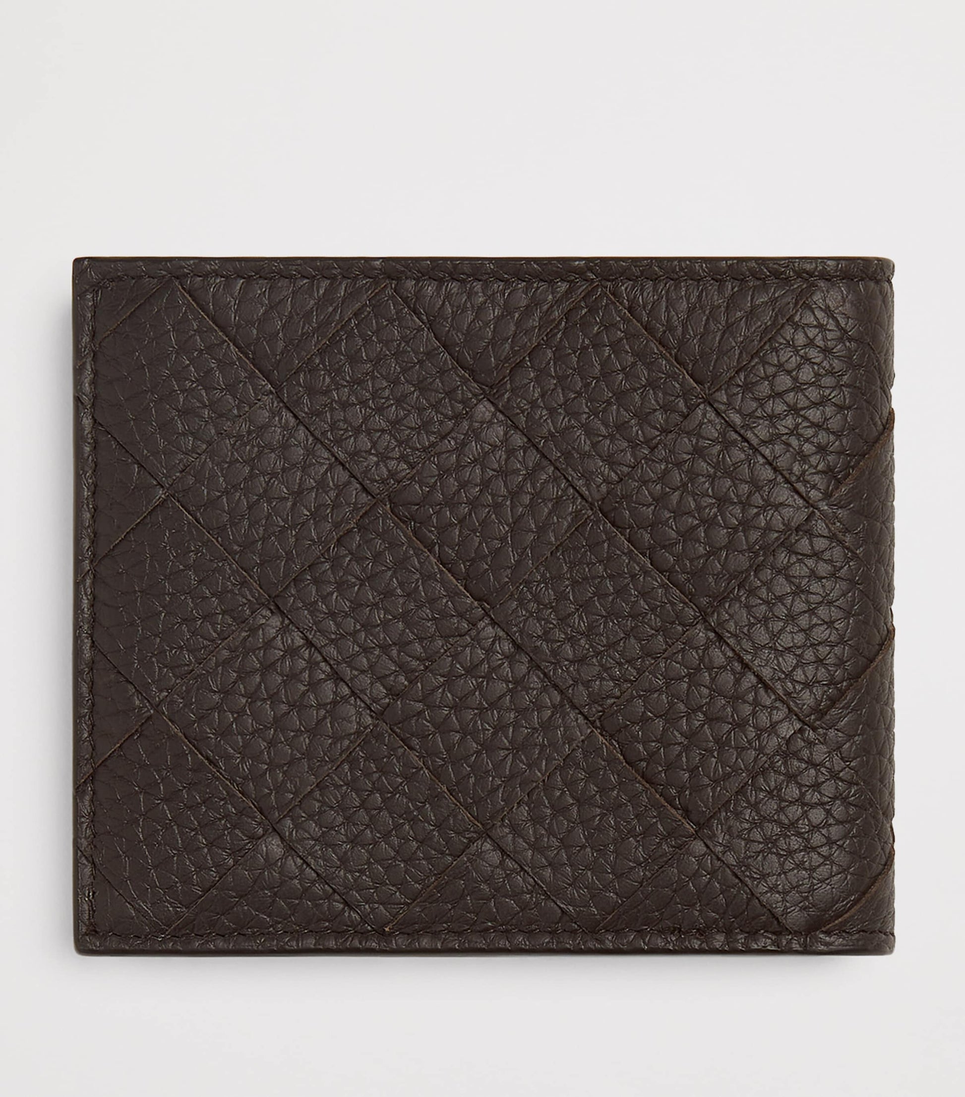Leather Intrecciato Bifold Wallet