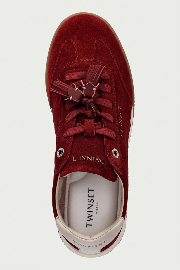Twinset kadın süet spor ayakkabı
