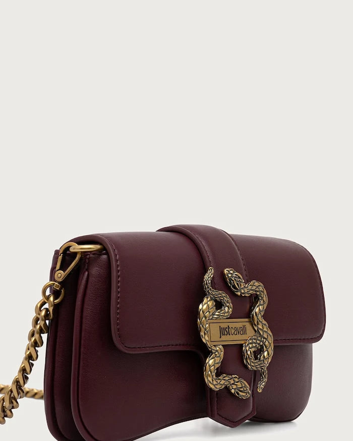 Just Cavalli suni deri kadın crossbody çanta