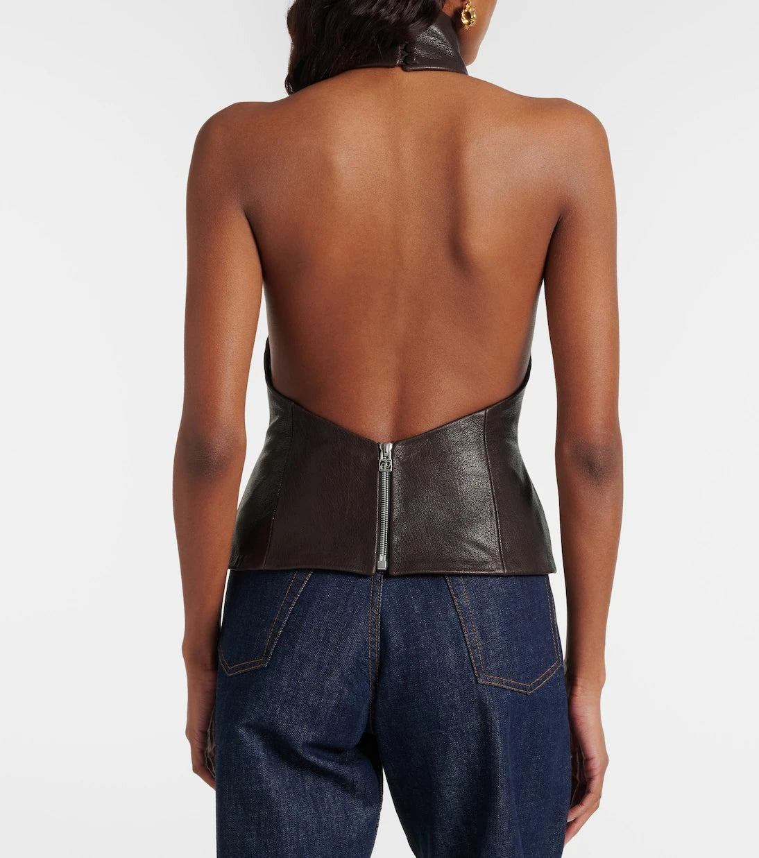 Magda Butrym - Halterneck leather top