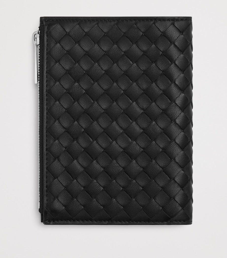 Leather Intrecciato Piccolo Passport Case