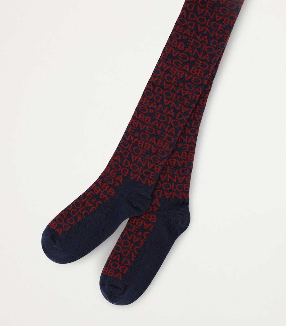 Dolce & Gabbana Kids Logo Tights
