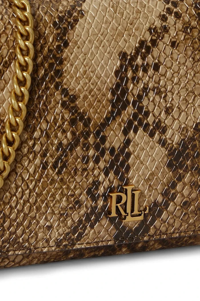 Lauren Ralph Lauren kadın deri crossbody çanta